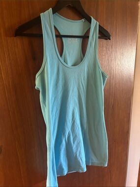 lululemon athletica Aqua Blue Racerback Tank